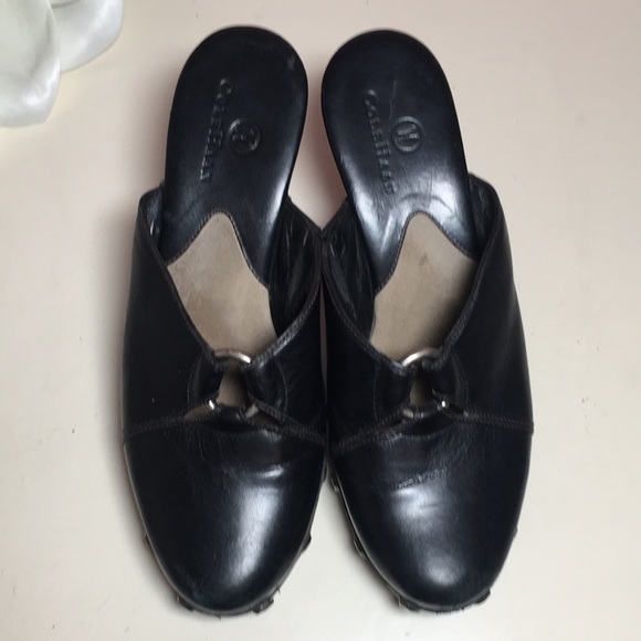 Cole Haan Kenna leather clog black size 6 - Picture 2 of 9
